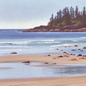 Tofino landscape painting by Lisa Riehl
