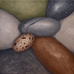 Small Pebbles Painting 566_Kristina Boardman